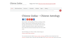 Desktop Screenshot of chinesezodiac.com